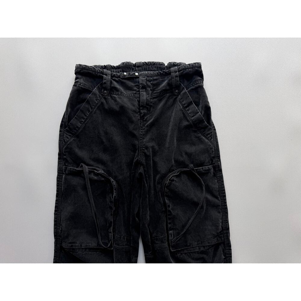 We The Free Women's Washed Black Can't Compare Slouch Cargo Pants Size XS - Picture 3 of 16
